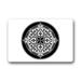 WinHome Celtic Knot Floral Pattern Background Doormat Floor Mats Rugs Outdoors/Indoor Doormat Size 30x18 inches