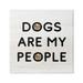 Stupell Industries Dogs Are My People Animal Lover Grain Pattern Graphic Art Gallery Wrapped Canvas Print Wall Art Design by Daphne Polselli