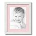 ArtToFrames 13x16 Matted Picture Frame with 9x12 Single Mat Photo Opening Framed in 1.25 Satin White Frame and 2 Hollyhock Mat (FWM-3966-13x16)
