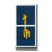 Epic Graffiti Giraffe by Bo Virkelyst Jensen Canvas Wall Art 12 x24