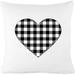 What for apparel Buffalo Plaid Heart Valentines Day Love Throw Pillow Cover Farmhouse DÃ©cor Holiday Home Decorations Cotton Linen Couch Throw Home Decorations