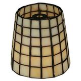 Meyda Tiffany 99603 4 W X 4 H Geometric Replacement Shade - Beige