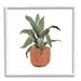 Stupell Industries Simple House Plant Green Leaves Terracotta Planter Painting 17 x 17 Design by Lanie Loreth