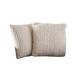 GDF Studio Paislie Handcrafted Boho Fabric Pillows Set of 2 Ivory