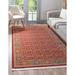 Rugs.com Amina Collection Rug â€“ 7 x 10 Red Flatweave Rug Perfect For Living Rooms Large Dining Rooms Open Floorplans