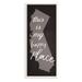 The Stupell Home Decor Collection This Is My Happy Place California Wall Plaque