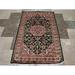 Ahmedani Linen Royal Dark Green Ivory Beauty Floral Oriental Rug Hand Knotted Wool Silk Carpet (5 X 3)