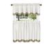 58 x 24 in. Westport Window Curtain Tier & Valance Set Taupe - Pack of 2