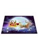 JeashCHAT Christmas Decorations Indoor Christmas Ornaments Christmas Letter Door Mats Kitchen Mats Bedroom Living Room Interior Home Carpet Mats