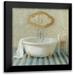 Nai Danhui 12x12 Black Modern Framed Museum Art Print Titled - Victorian Bath II