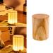 ADVEN LED Table Lamps Wood Grain Bedside Lamp USB Charging LED Table Night Lamp Children s Bedside Lamp Birthday Gift