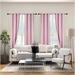 (#72) 1 Panel Light Pink Solid Thermal Foam Lined Blackout Heavy Thick Window Curtain Drapes Bronze Grommets 63 Length