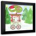 Reed Tara 20x20 Black Modern Framed Museum Art Print Titled - Food Cart Christmas II-Jingle Java