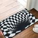 Eummy Floor Mat Illusion Non Slip Area Rug 3D Carpet Visual Illusion Rug Visual Area Floor Mat Visual Vortex Floor Rug 3D Non-Slip Rug 3D Visual Illusion Fluffy Carpet for Kitchen Floor Hallway Home