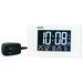 Seiko Clock Table Clock Radio Wave White 95 ï¾ƒãƒ»162 ï¾ƒãƒ»47mm DL215W// Battery