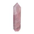 iOPQO Desktop Ornament 40-50mm Stone Crystal 2Pcs Point Pink Rock Natural Quartz Wand Home Decor 2Pcs pink crystal stone 4-5cm Pink