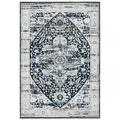 SAFAVIEH Mayflower Collection MAY215M Blue / Ivory Rug