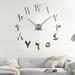 WEPRO India Digital Wall Clock Home Decoration Diy Acrylic Art Diy Digital Wall Clock