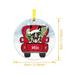 VerPetridure Christmas ornament Pendant Craft 2 Christmas Ornaments Cute Santa Clause Wearing Mask Handmade Tree Decoration