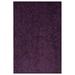 Ambiant Pet Friendly Solid Color Area Rugs Purple - 2 x 3