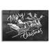 Epic Art Merry Christmas Santa & Sleigh by House Fenway Acrylic Glass Wall Art 16 x12