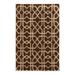 Bowery Hill 96 x 132 Transitional Wool Hand Tufted Rug in Brown/Sand