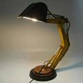 Unique Desk Lamp Excavator Model LED Retro Table Light Stand Lamp Study Lamps Bedside Bedroom Table Decor Creative Gift
