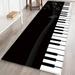 DABOOM Musical Note Piano Area Rug 70x24 Inches Polyester Area Rug Non-Slip Floor Rug Washable Carpet Mat for Kitchen Dinning Room Home Decorative