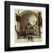 Christoffel Pierson 12x14 Black Modern Framed Museum Art Print Titled - Niche with Falconry Gear (Probably 1660s)