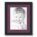 ArtToFrames 13x16 Matted Picture Frame with 9x12 Single Mat Photo Opening Framed in 1.25 Satin Black and 2 Ruby Mat (FWM-3926-13x16)