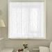 Floral Lace Sheer Curtains - Rod Pocket Window Voile Sheer Drapes for Bedroom Kitchen Short Curtains 1 White Curtain Panels