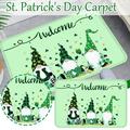 pxiakgy happy st. patrick s day indoor & outdoor door mat low profile resist dirt rug durable and washable absorb water anti-slip entryway welcome door carpet rug 40 x 60cm carpet multicolor