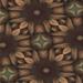 Ahgly Company Indoor Square Patterned Black Brown Novelty Area Rugs 7 Square