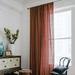Bohemian Striped Window Curtain with White Lace Rod Pocket Colorful Vintage Thin Semi-Blackout Cotton Linen Darkening Drapes for Bedroom Dining Living Room