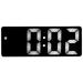 Clock Alarm Digital Display Bedside Battery Led Desk Bedroom Kids Electric Large Nightstand Loud Operated Light Lighted