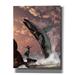 Epic Graffiti Whale Watcher by Daniel Eskridge Canvas Wall Art 26 x34