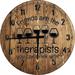 Large Wood Wall Clock 24 Inch Round Quote Wall Art Friends are The Therapists Drinking Beer Clock Round Small Battery Operated