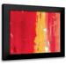 Marrott Stephanie 18x15 Black Modern Framed Museum Art Print Titled - Red and Gold