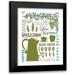 Fuqua Leslie 20x24 Black Modern Framed Museum Art Print Titled - Culinary Love 2