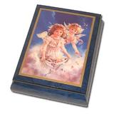 One of a Kind Musical Jewelry Box with Beautiful Painting Petals of Love by Brenda Burke - Nutcracker Suite