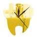 wendunide Timers 3D Creative Creative Teeth Acrylic Mirror Wall Clock Home Decoration Wall Clock Wall Clock