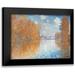 Monet Claude 14x11 Black Modern Framed Museum Art Print Titled - Autumn Effect at Argenteuil 1873