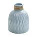 1pc Creative Ceramic Vase Decorative Vase Flower Arrangement Bottle (Blue)