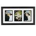 12 Pack: 3 Opening Black Studio 5 x 7 Collage Frame with Mat Portrait Collection by Studio DÃ©corÂ®