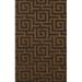 Dalyn Dover Area Rug DV13 Dv13 Caramel Squares Maze 5 x 8 Rectangle