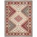 SAFAVIEH Aspen Coriander Geometric Floral Area Rug Red/Ivory 9 x 12