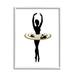 Stupell Industries Simple Ballet Ballerina Swan Dance Silhouette 16 x 20 Design by Atelier Posters