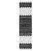 SAFAVIEH Striped Kilim STK202Z Black / Ivory Rug
