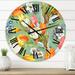 Designart 1 in Quartz Traditional Wall Clock