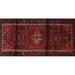 Ahgly Company Indoor Rectangle Traditional Bakers Brown Persian Area Rugs 6 x 9